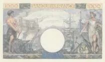 Frankreich 1000 Francs - Commerce and Industry - 13-07-1944 - Serial J.3794