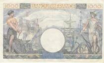 Frankreich 1000 Francs - Commerce and Industry - 13-07-1944 - Series T.3915