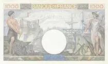 Frankreich 1000 Francs - Commerce and Industry - 19-12-1940 - Serial M.1419