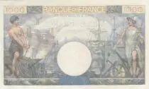 Frankreich 1000 Francs - Commerce and Industry - 20-07-1944 - Serial X.4541