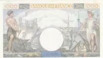 Frankreich 1000 Francs - Commerce and Industry - 24-10-1940 - Serial D.321