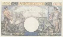 Frankreich 1000 Francs - Commerce and Industry - 29-06-1944 - Serial Y.3071