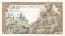 Frankreich 1000 Francs - Deesse Demeter - 05-11-1942 - Serial Y.1857