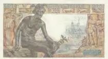 Frankreich 1000 Francs - Deesse Demeter - 08-07-1943 - Serial H.6848