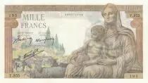 Frankreich 1000 Francs - Deesse Demeter - 13-08-1942 - Serial Y.955