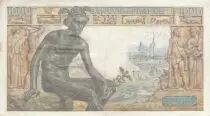 Frankreich 1000 Francs - Demeter - 03-09-1942 - Serial U.1238