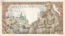 Frankreich 1000 Francs - Demeter - 06-05-1943 - Serial Z.5285 - P.102