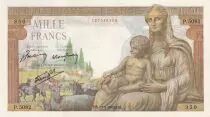 Frankreich 1000 Francs - Demeter - 29-04-1942 - Serial P.5082 - P.102