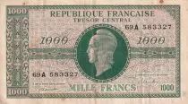 Frankreich 1000 Francs - Marianne - 1945-  Letter A - VF - P.107