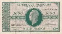 Frankreich 1000 Francs - Marianne - 1945-  Letter D - VF.13.01