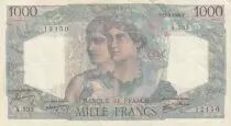 Frankreich 1000 Francs - Minerva and Hercules - 12-09-1946 - Serial A.333
