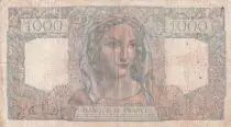 Frankreich 1000 Francs - Minerva and Hercules - 26-08-1948 - Serial N.483 - F - P.130b