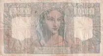 Frankreich 1000 Francs - Minerva and Hercules - 27-05-1948 - Serial D.438 - VG to F - P.130b