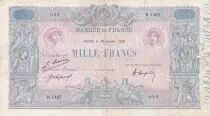 Frankreich 1000 Francs - Pink and blue - 10-01-1921 - Serial H.1487 - P.67