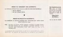 Frankreich 1000 Francs - Rassemblement du Peuple Fran&ccedil;ais - Bon Salut Public - 1947 - avec souche
