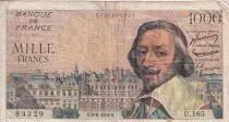 Frankreich 1000 Francs - Richelieu - 02-06-1955 - Serial U.165 - P.134