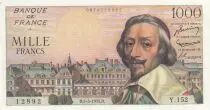 Frankreich 1000 Francs - Richelieu - 05-05-1955 - Serial Y.152