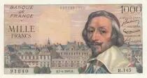 Frankreich 1000 Francs - Richelieu - 07-04-1955 - Serial R.145