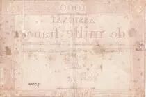 Frankreich 1000 Francs 18 Nivose An III - 7.1.1795 - Sign. Darnaud - Serial 229