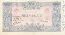 Frankreich 1000 Francs Blue on lilac - 01-06-1926 - Serial L.2411 - F to VF