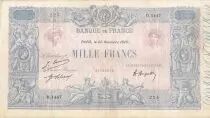 Frankreich 1000 Francs Blue on lilac - 22-11-1920 - Serial D.1447 -  F to VF