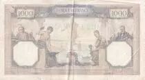 Frankreich 1000 Francs Ceres and Mercury - 02-04-1931 - Serial D.1296