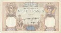 Frankreich 1000 Francs Ceres and Mercury - 03-09-1931 - Serial H.1510