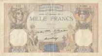 Frankreich 1000 Francs Ceres and Mercury - 03-09-1931 - Serial N.1515