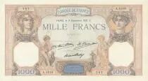 Frankreich 1000 Francs Ceres and Mercury - 03-09-1931 Serial A.1518 - P.79 - XF+