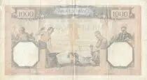 Frankreich 1000 Francs Ceres and Mercury - 03-11-1938 - Serial V.5464