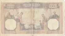 Frankreich 1000 Francs Ceres and Mercury - 04-04-1930 - Serial X.880