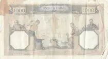 Frankreich 1000 Francs Ceres and Mercury - 08-07-1937 - Serial H.2977