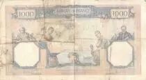 Frankreich 1000 Francs Ceres and Mercury - 10-01-1930 Serial T.803 - F+