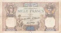 Frankreich 1000 Francs Ceres and Mercury - 12-02-1931 - Serial Z.1147