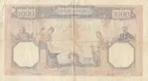 Frankreich 1000 Francs Ceres and Mercury - 14-09-1939 - Serial R.7104