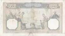 Frankreich 1000 Francs Ceres and Mercury - 15/07/1937 Serial V2989