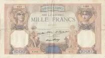 Frankreich 1000 Francs Ceres and Mercury - 17-07-1930 - Serial Y.935