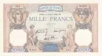 Frankreich 1000 Francs Ceres and Mercury - 18-04-1940 - Serial M.9476