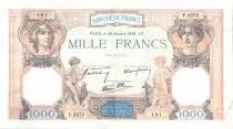 Frankreich 1000 Francs Ceres and Mercury - 20-10-1938 Serial D.4373-181