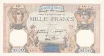 Frankreich 1000 Francs Ceres and Mercury - 21-09-1939 - Serial J.7517
