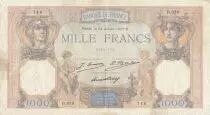Frankreich 1000 Francs Ceres and Mercury - 24-01-1930 - Serial B.839