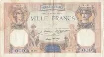 Frankreich 1000 Francs Ceres and Mercury - 24-08-1927 - Serial M.483