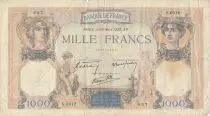 Frankreich 1000 Francs Ceres and Mercury - 30-03-1939 - Serial S.6912