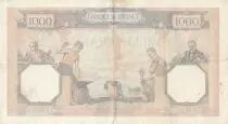 Frankreich 1000 Francs Ceres and Mercury - 30-03-1939 - Serial V.6832