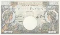 Frankreich 1000 Francs Commerce and Industry - C.4746 - 1944
