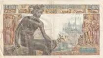 Frankreich 1000 Francs Goddess Demeter  - 06-05-1943 - Serial J.5243