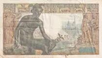 Frankreich 1000 Francs Goddess Demeter  - 10-12-1942 - Serial A.2242