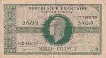 Frankreich 1000 Francs Marianne - 1945 - Letter D - P.017