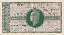 Frankreich 1000 Francs Marianne - 1945 Letter A