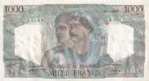 Frankreich 1000 Francs Minerva and Hercules - 07-04-1949 - Serial R.555 n�65149 - AU